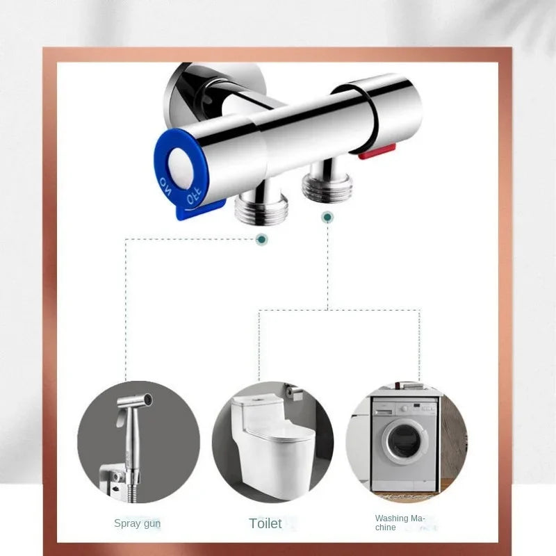 Afralia™ Stainless Steel Bidet Sprayer Set - Self Cleaning Toilet Spray Nozzle