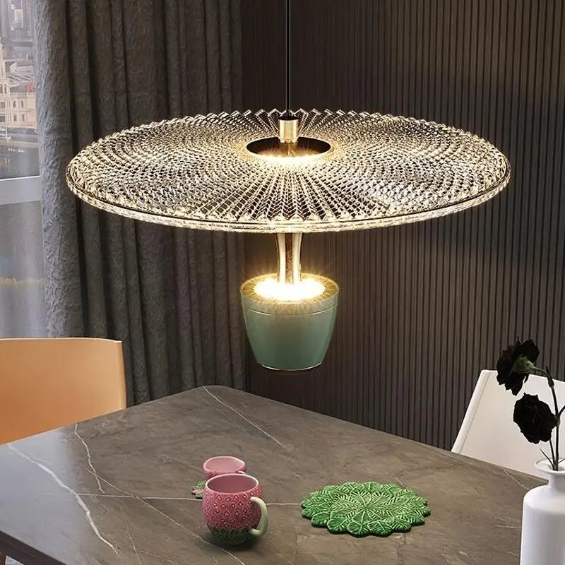 Afralia™ LED Acrylic Pendant Lights for Dining Room, Bar, and Bedside