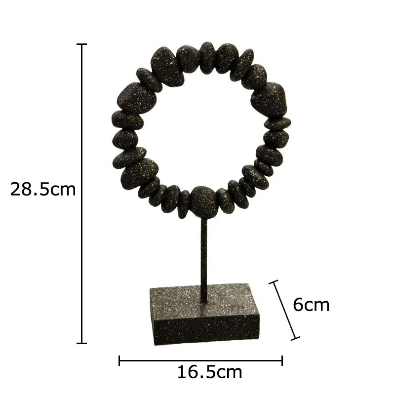 Afralia™ Stone Statue Desk Decoration Resin Sculpture Room Aesthetic Decor