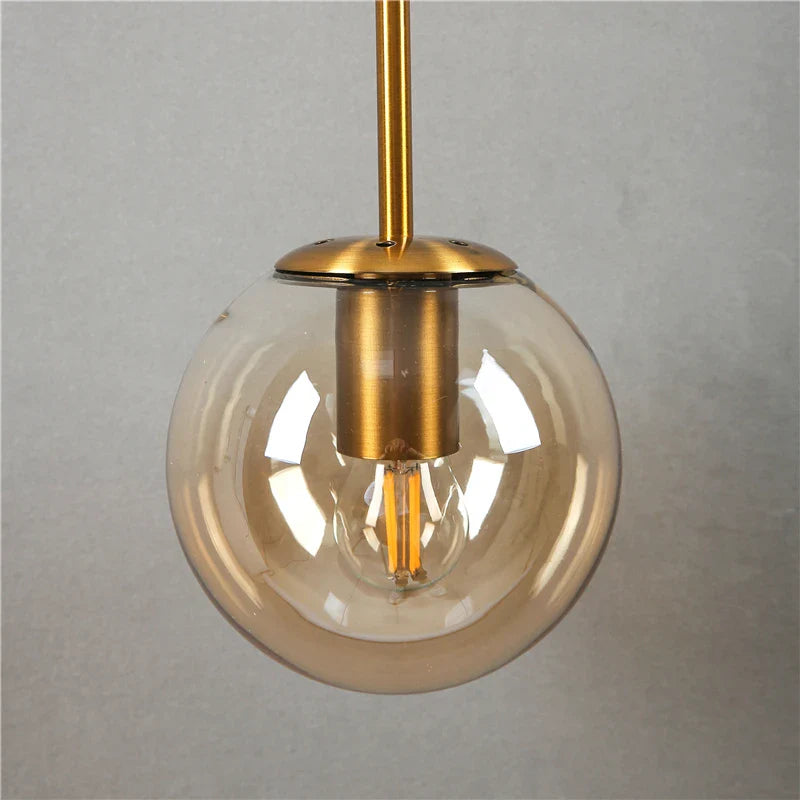 Afralia™ Glass Ball Wall Lamps for Bedroom, Staircase, Corridor - Modern Nordic Design