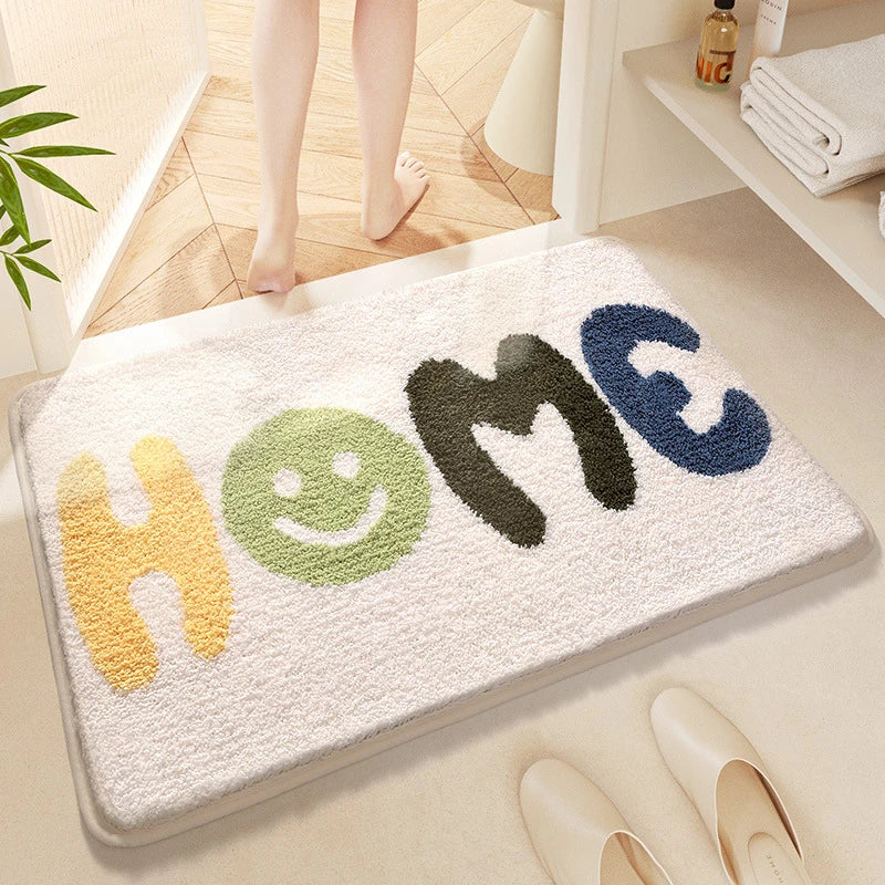Afralia™ Soft Bathroom Rug Entry Mat with Superior Absorbency & Non-Slip Design
