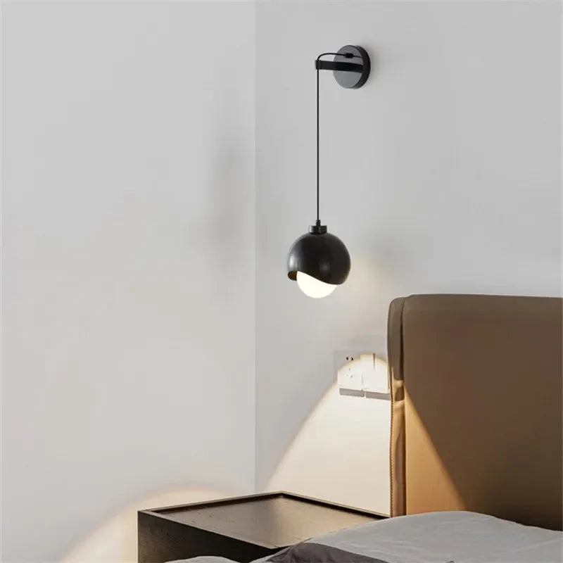 Afralia™ Copper Strip Wall Lamp Modern Nordic Style for Bedroom and Restaurant
