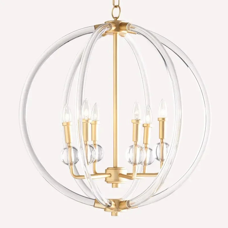 Afralia™ Country Industrial Ball Chandelier for Home Decor, Bedroom, Living & Dining Room