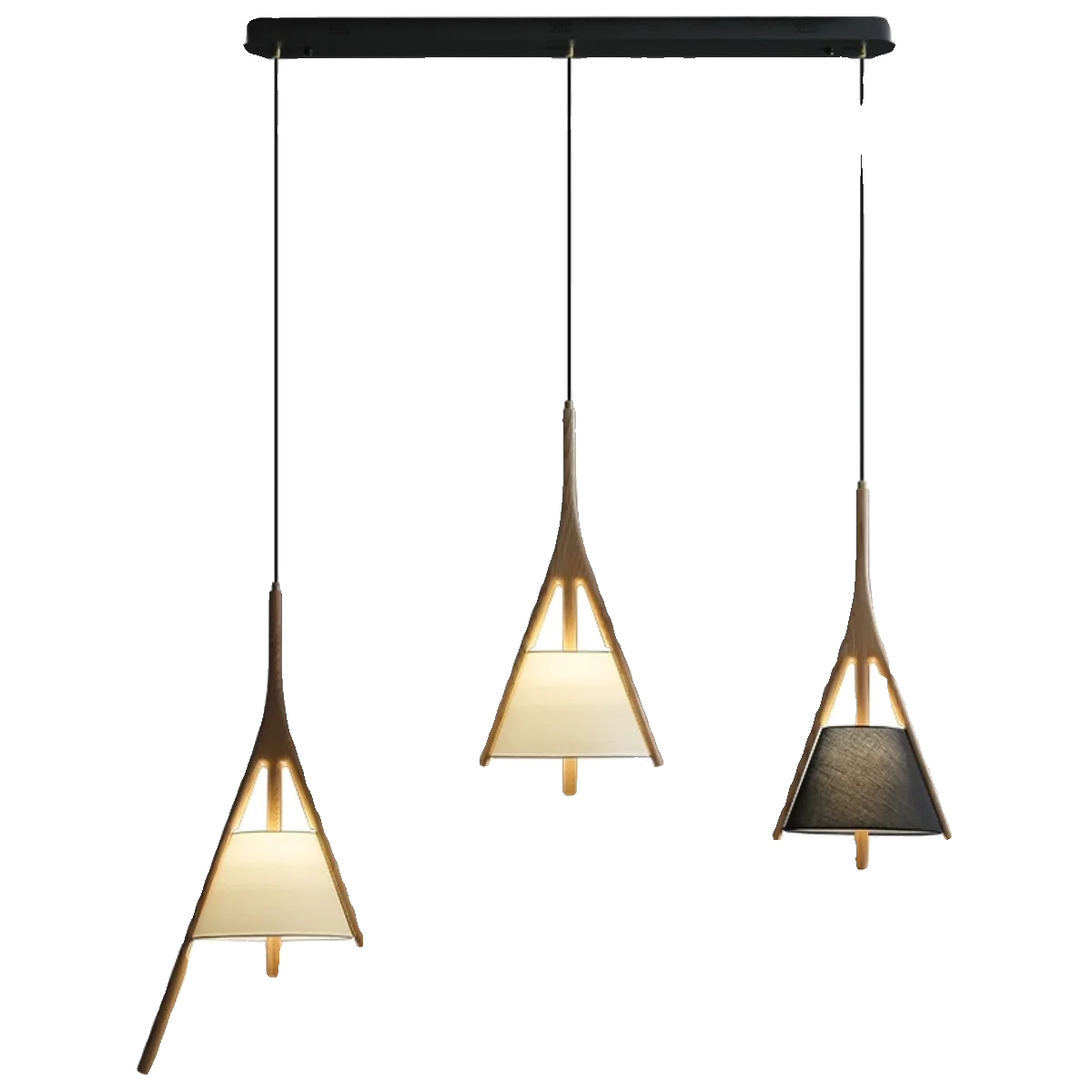 Afralia™ Wooden Chinese Chandelier for Tea Room, Study, and Restaurant Decor Lighting