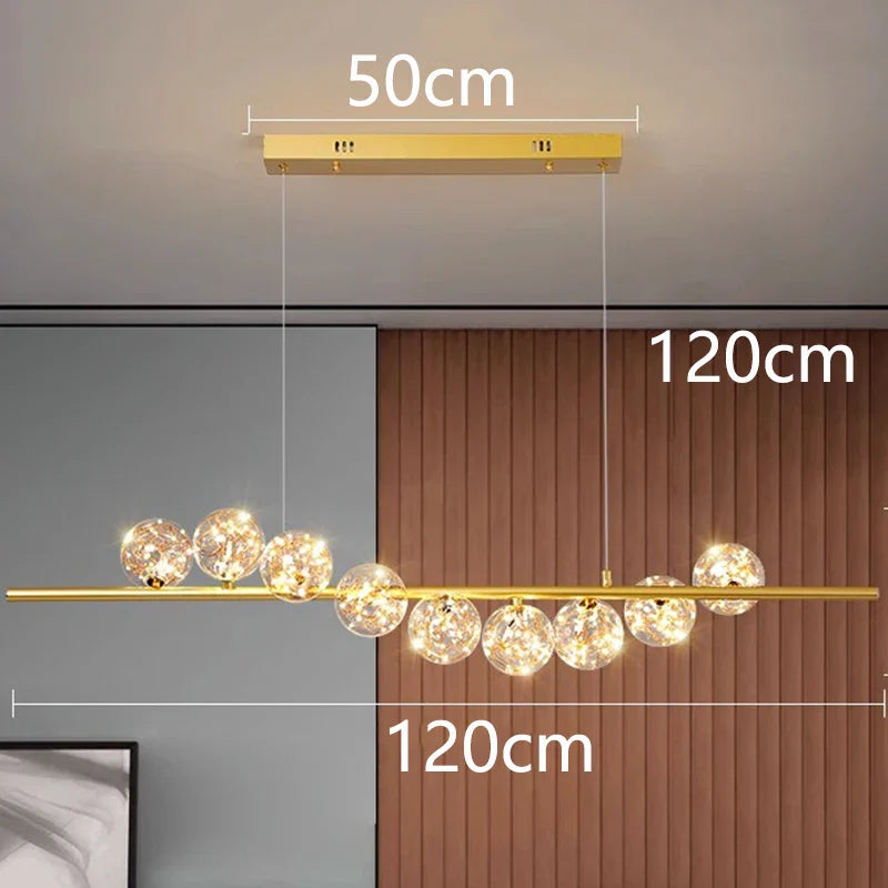 Afralia™ Modern LED Pendant Chandeliers for Living Room Dining Room Indoor Lighting