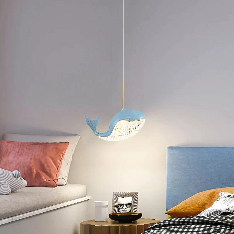 Afralia™ Dolphin Chandelier: Modern Luxury Pendant Light for Living Room and Children's Bedroom