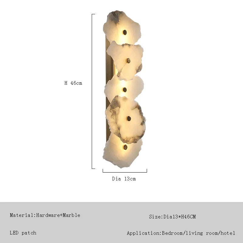 Afralia™ Marble Dining Room LED Chandelier - Luxury Home Decor Fixture