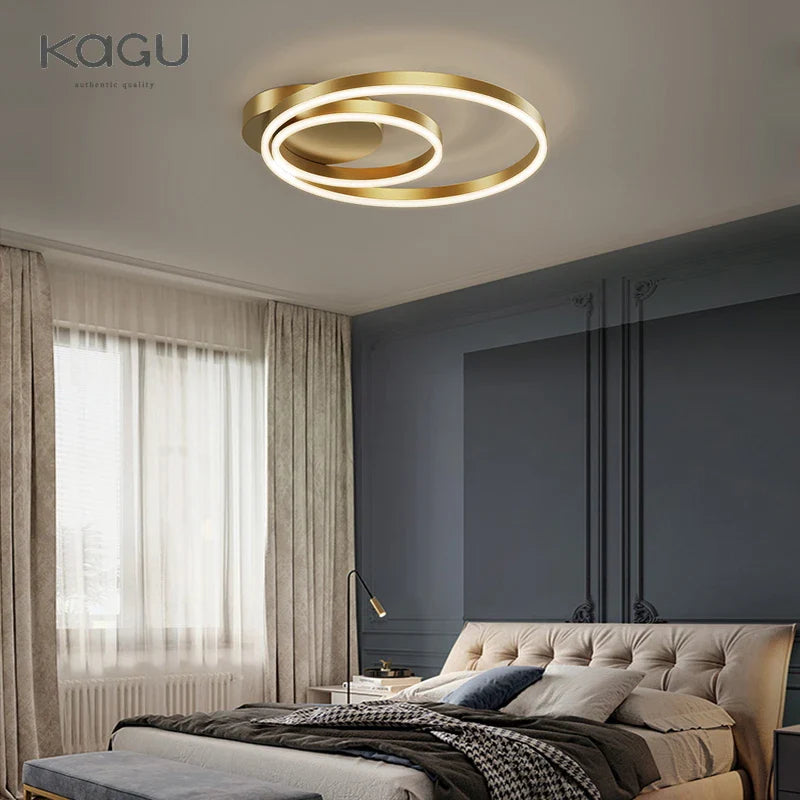 Afralia™ Modern LED Ceiling Chandelier for Living Room Bedroom Kitchen Lighting