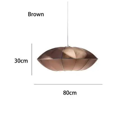 Afralia™ Fabric Pendant Light for Living Dining Bed Room - Vintage Style