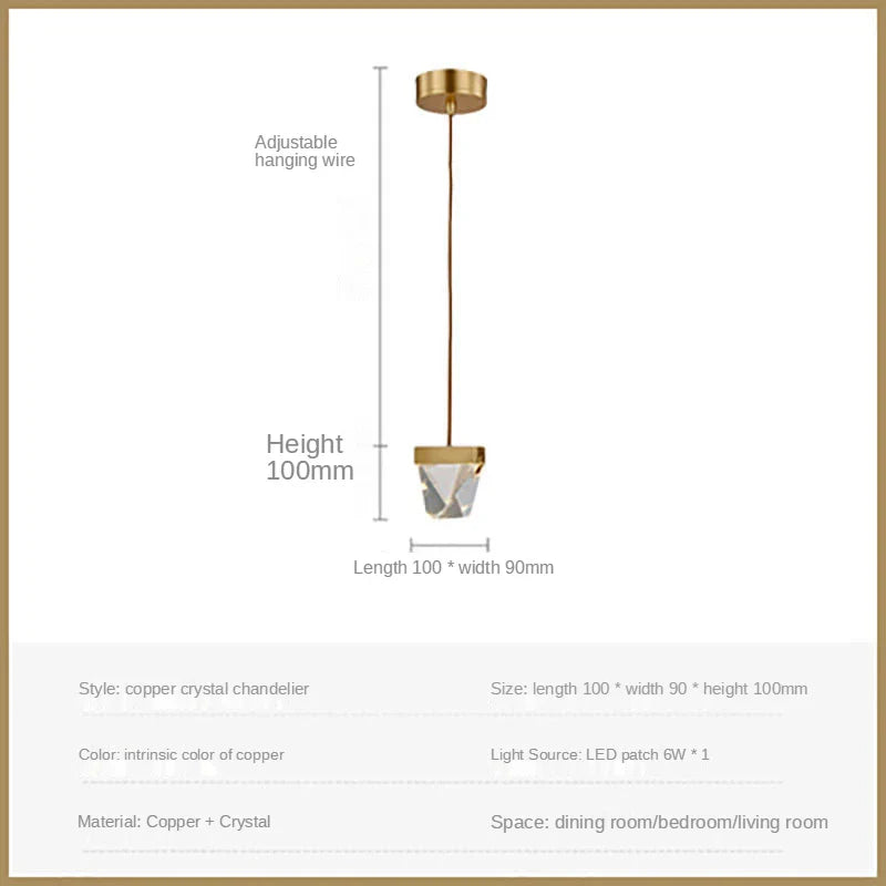 Afralia™ Crystal LED Pendant Lights for Home Decor Lighting