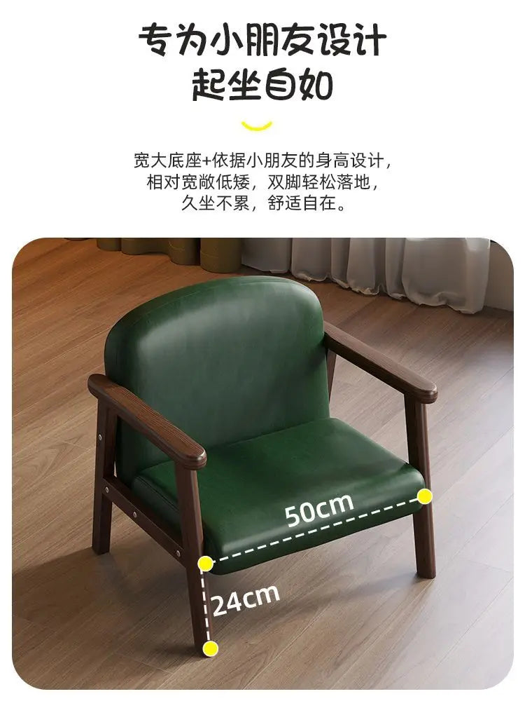 Afralia™ Kids Wooden Chair & Table Set Vintage Design for Children's Room