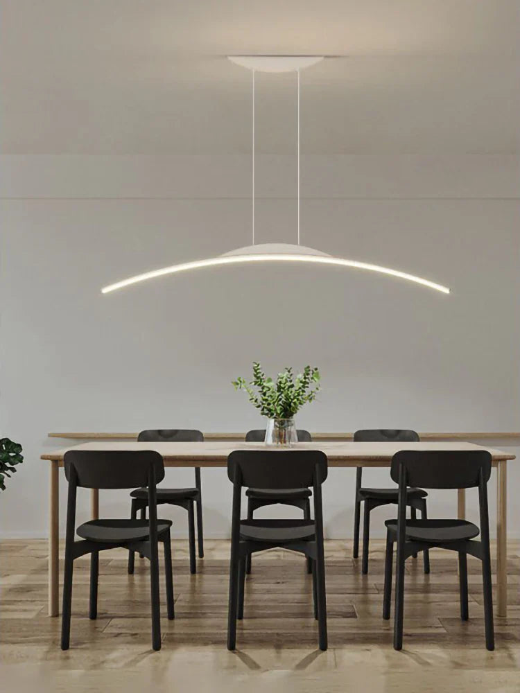 Afralia™ Minimalist Pendant Chandelier for Dining Kitchen Office LED Hanging Light