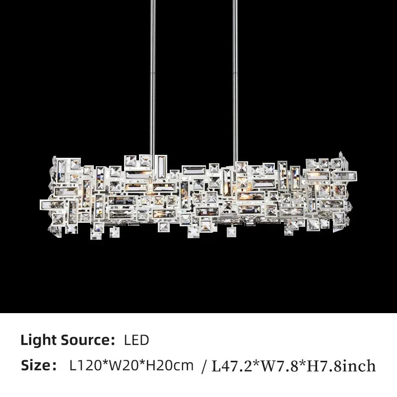 Afralia™ Modern Crystal Chandelier for Home Decor and Lighting