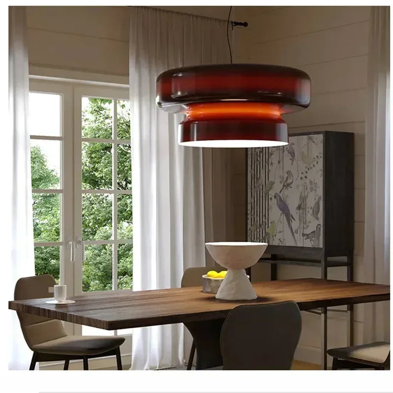 Afralia™ Medieval Spanish Glass Chandelier - Dining Table Ceiling Lighting Fixtures