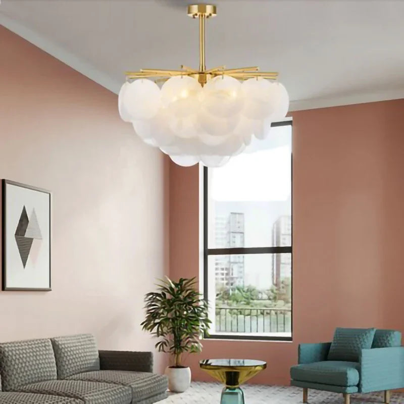 Afralia™ Glass LED Tree Branch Chandelier: Luxury Pendant Lamp for Home Decor