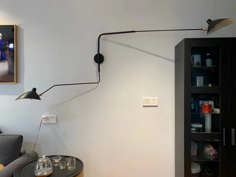 Afralia™ Nordic Spider Wall Lamp Living Room LED Sconce Fixture