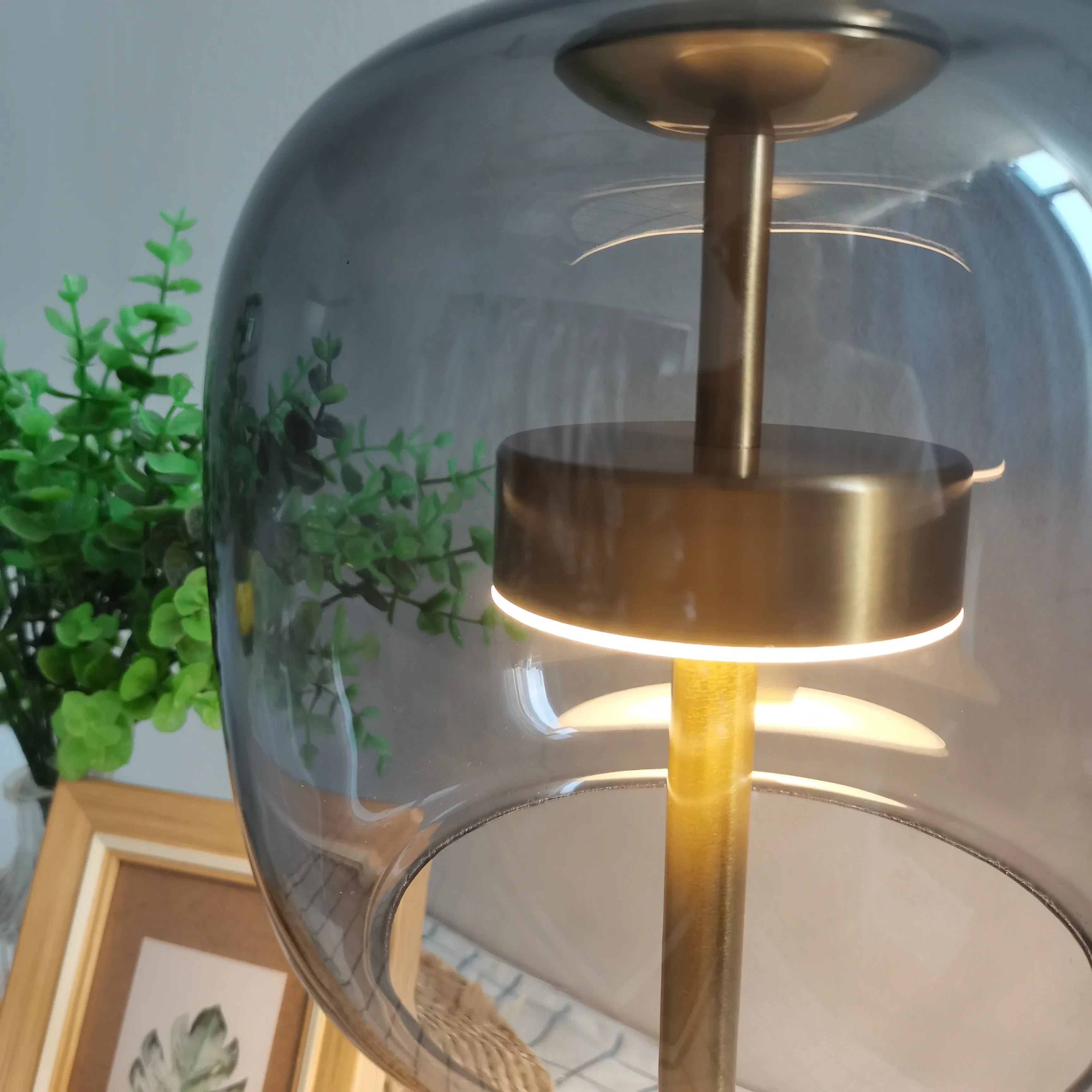 Afralia™ Glass Table Lamp: Modern Nordic Design for Living Room Bedroom, Gold Luxury Décor