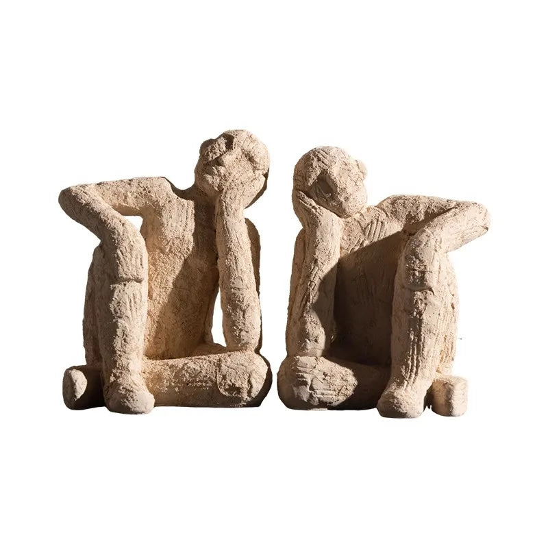 Afralia™ Abstract Resin Figurine Sculpture Handicrafts Decorative Ornaments