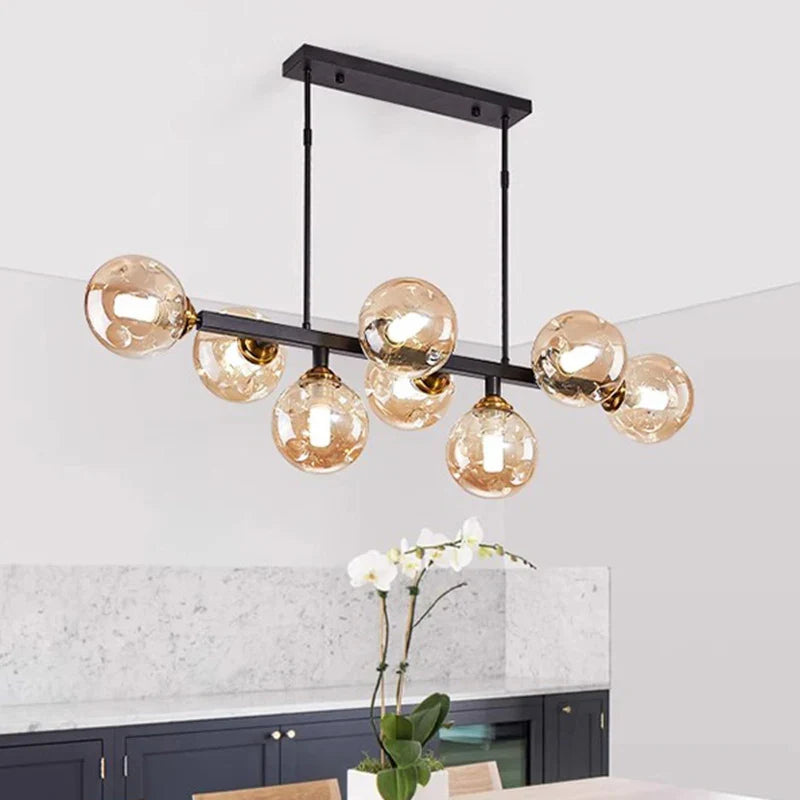 Afralia™ LED Pendant Chandeliers: Modern Indoor Lighting for Living Room and Dining Room