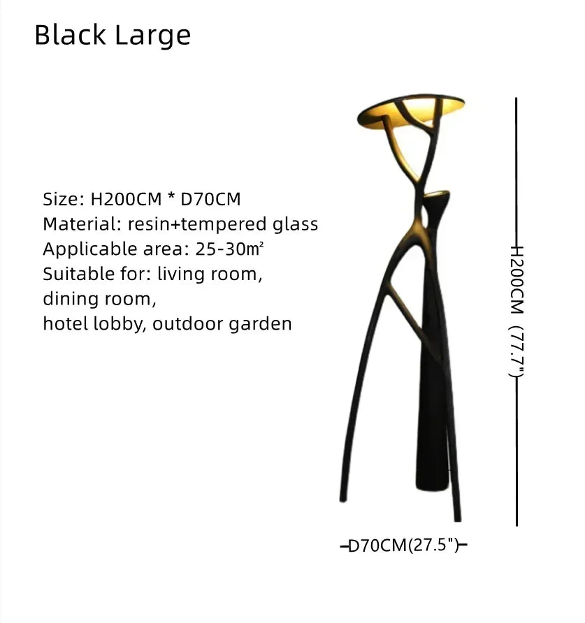 Afralia™ Modern LED Salon Floor Lamp for Home, Living Room, Restaurant, Hotel Lobby