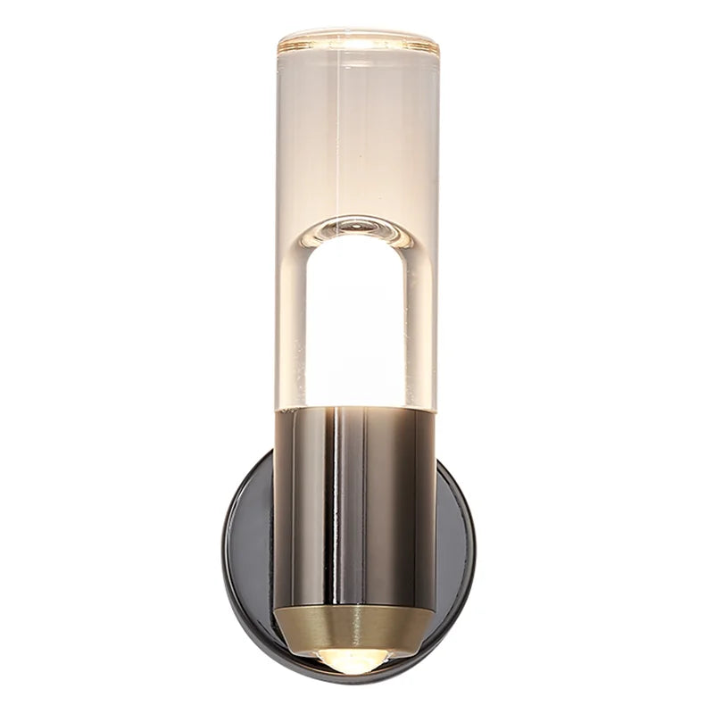 Afralia™ Rotatable Transparent Wall Lamp for Modern Minimalist Bedroom & Living Room