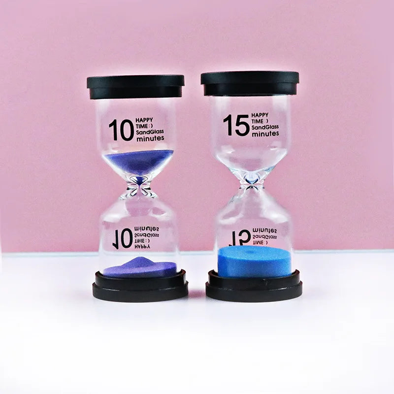 Afralia™ Kids 30-Minute Hourglass Sand Timer for Homework, Cleaning Teeth, 7 Colors