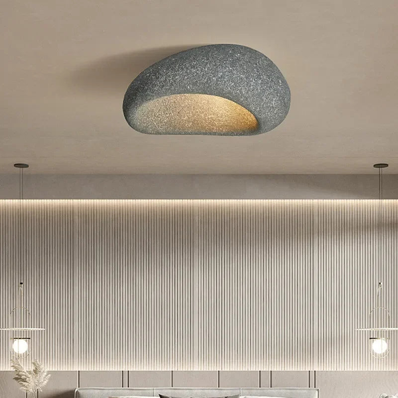 Afralia™ Nordic Wabi Sabi E27 Ceiling Chandelier for Home Art Deco Lighting