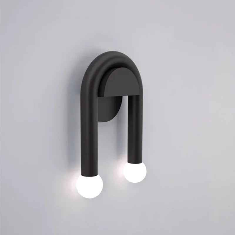 Afralia™ LED Wall Lamp: Modern Nordic Sconce for Living & Bedroom, Creative Minimalist Design