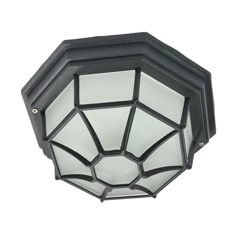 Afralia™ Outdoor Black Bronze Ceiling Light for Pathway & Balcony Lighting