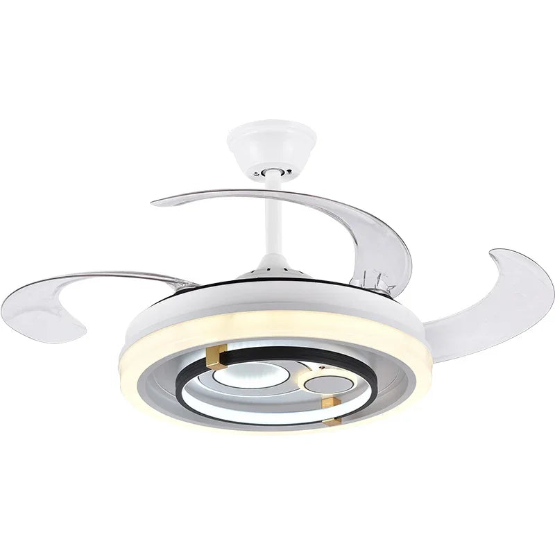 Afralia™ Smart Ceiling Fan Light with Remote Control Silent Design