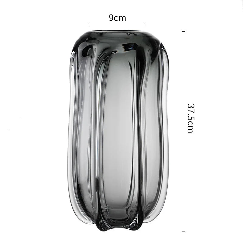 Afralia™ Glass Vase for Hydroponics & Flower Arrangement - Home Decor Accent