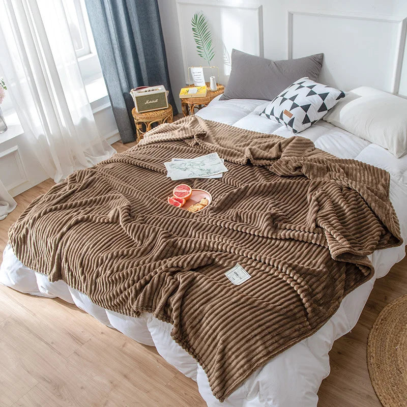 Afralia™ Cozy Hug Blanket - Soft Sweatshirt Throw for Sofa & Bed