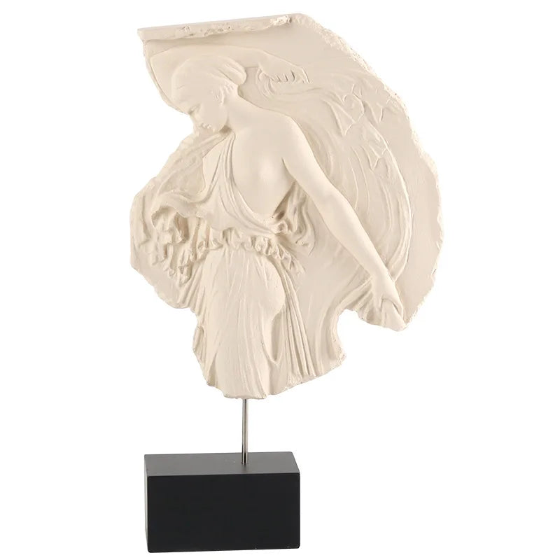 Afralia™ Artistic Venus Relief Goddess Sculpture Home Decor Figurine