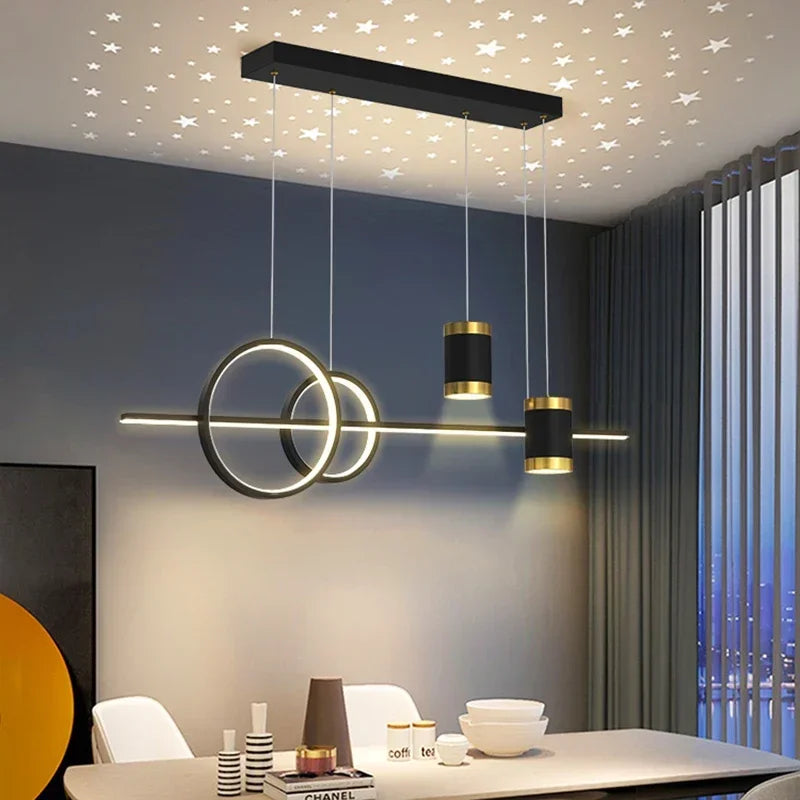 Afralia™ Nordic LED Pendant Lights: Dimmable Kitchen Dining Room Chandelier