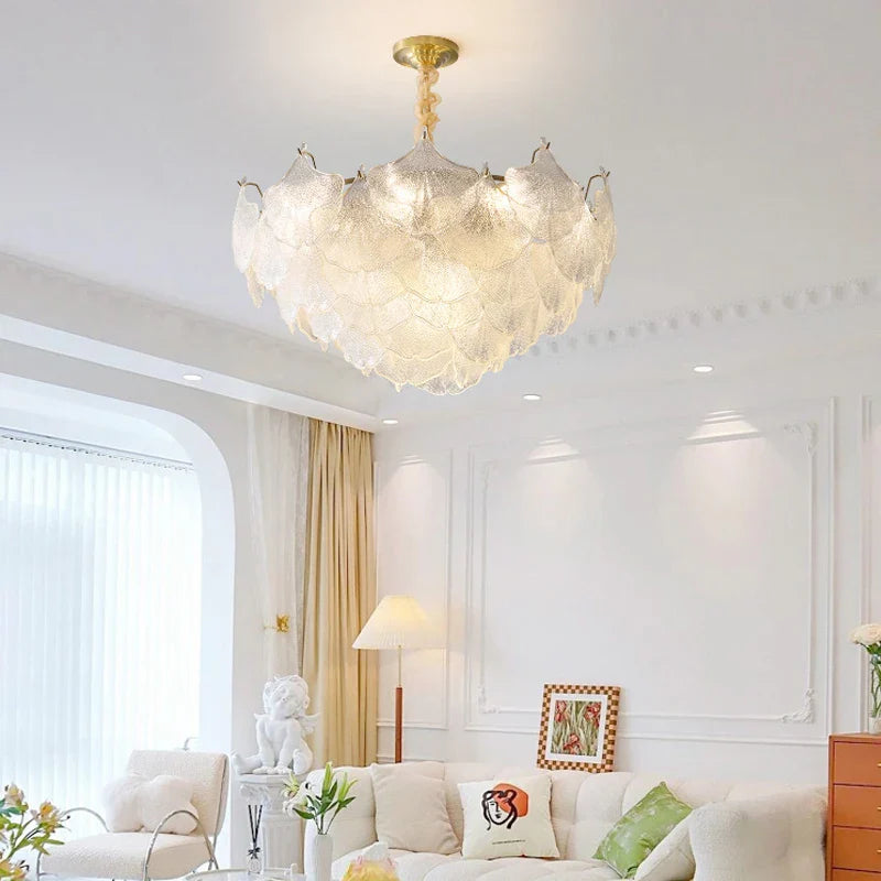 Afralia™ Shell Chandelier: Modern French Luxury Lighting for Nordic INS Wind Bedroom