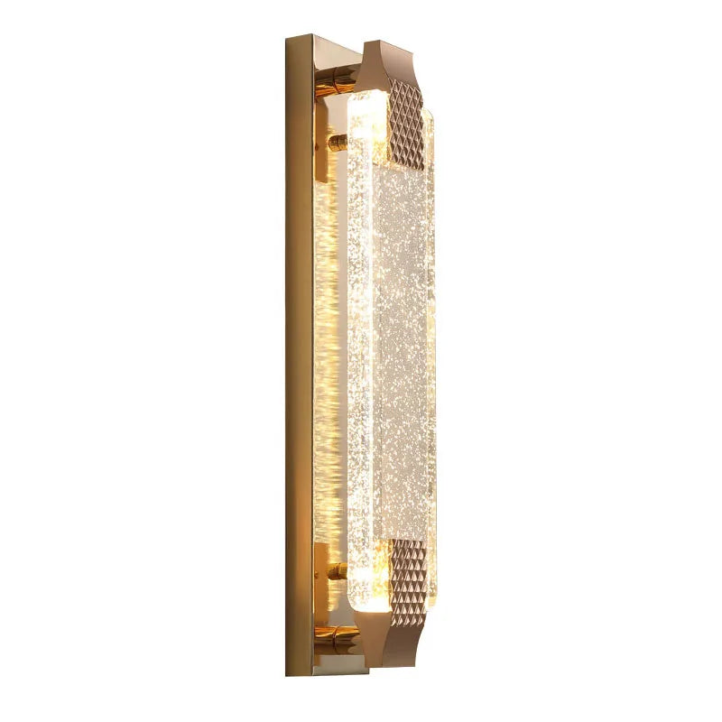 Afralia™ Modern Gold Black LED Wall Lamp for Bedroom Living Room Decoration