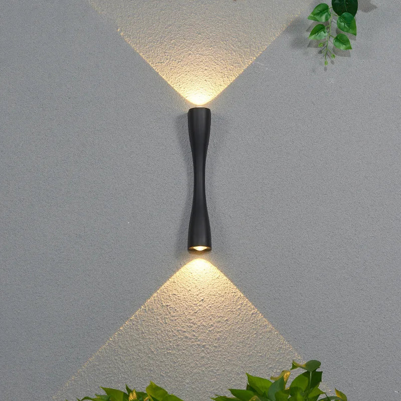 Afralia™ Modern Aluminium LED Wall Lamp 6W Up Down Wall Light for Interior Lighting