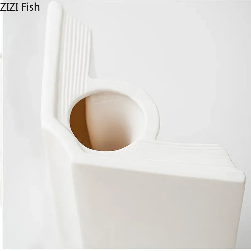 Afralia™ Creative Flowers Desk Decoration Vase | Artificial Floral Decor for Aesthetic Rooms