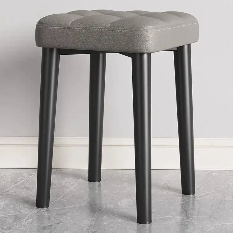 Afralia™ Low Square Stool Bench for Dining Kitchen Portable Table Furniture