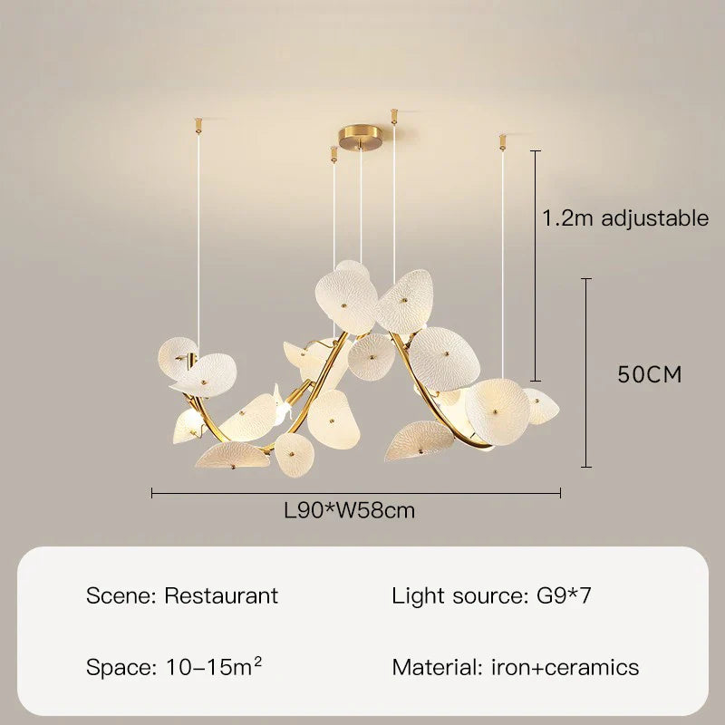 Afralia™ Luxury Design Chandelier: Modern Wabi-Sabi Pendant Lights for Tea Room, Bar, Office