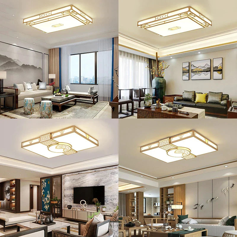 Afralia™ Classic Style LED Ceiling Lamp for Home Indoor Lighting