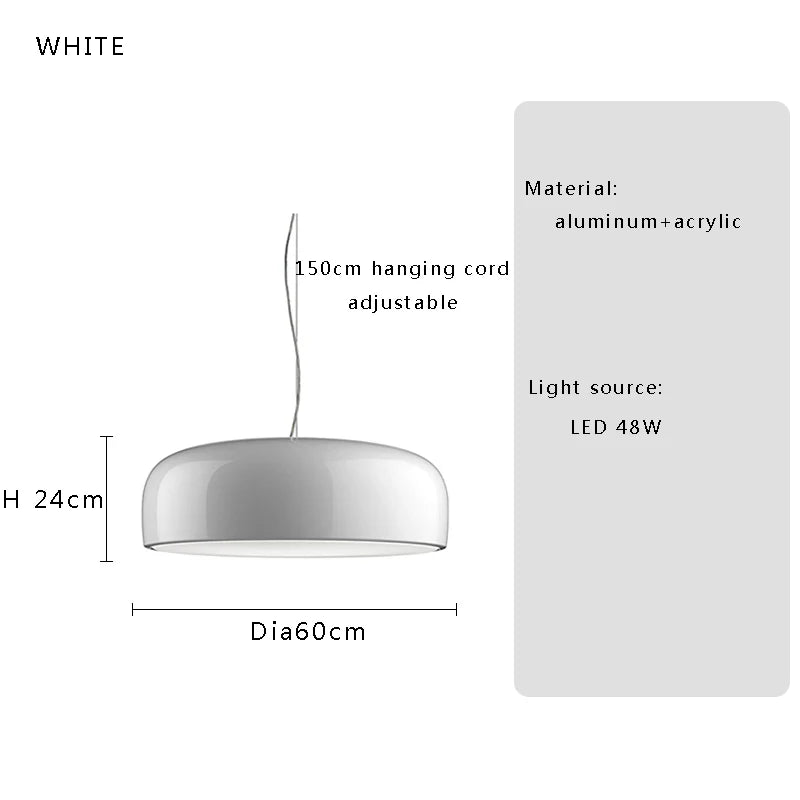 Afralia™ Italian Minimalist Round LED Ceiling Lamp Black White Bedroom Light
