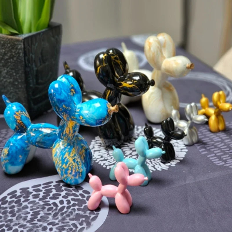 Afralia™ Nordic Balloon Dog Figurines Interior Decor Accessories