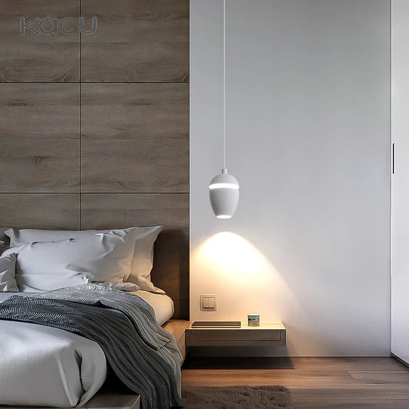 Afralia™ LED Pendant Lights: Modern Circular Ceiling Lamps for Bedside, Restaurant, and Bar counters