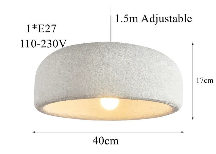 Afralia™ Wabi Sabi Bar Pendant Lamp - Nordic Simple Japanese Style Island Lighting