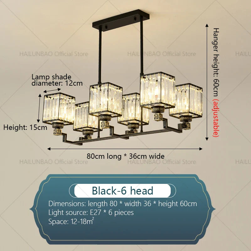 Afralia™ Crystal Chandelier: Modern Light Luxury for Living Room, Bedroom, Restaurant, Villa, Hotel