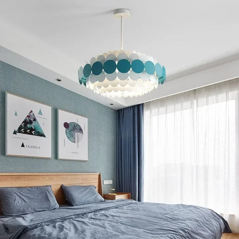 Afralia™ Minimalist Ceiling Chandelier Hanging Lamps for Living Room & Bedroom