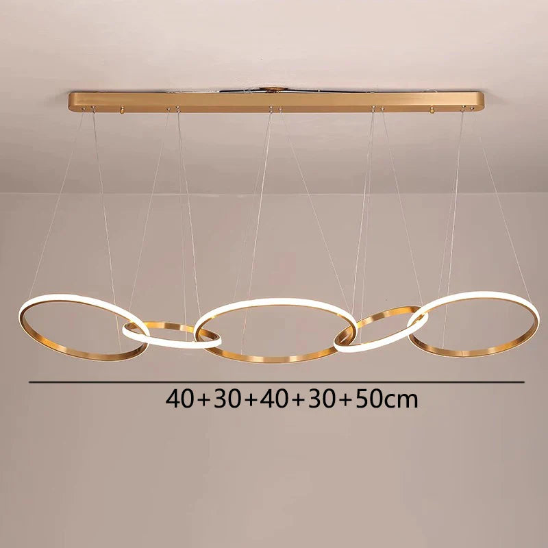 Afralia™ Modern LED Pendant Chandeliers for Living Room and Dining Room