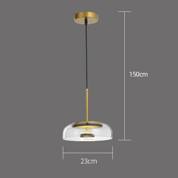Afralia™ Modern Nordic Glass Pendant Lights for Dining Room Kitchen Bar Bedside