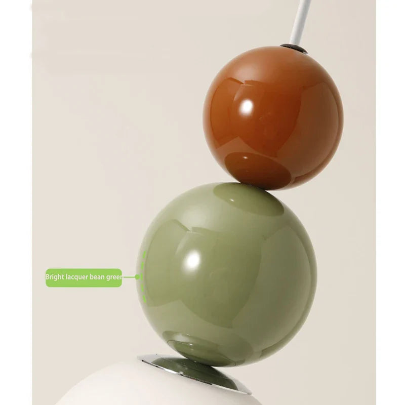 Afralia™ Cream Style Modern Minimalist Nordic Pendant Light for Master Bedroom